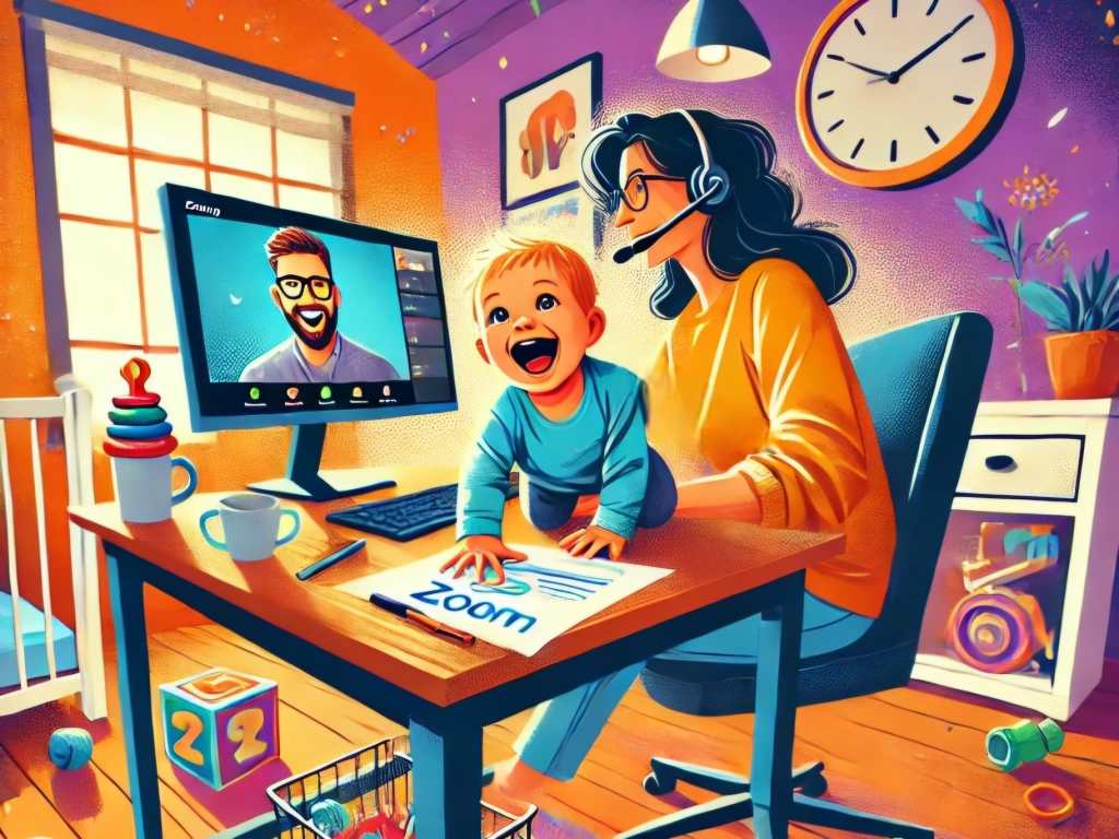 Tiny CEO Takes Over: When Your Toddler Crashes the Zoom&nbsp;Meeting